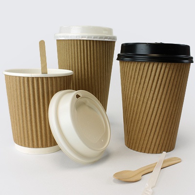 100 White 12/16oz Sip Lid for Kraft Ripple cup FREE EXPRESS DELIVERY FROM UK 