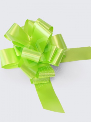 Pull Bow Ribbons (31mm) LIME (Batch/30)